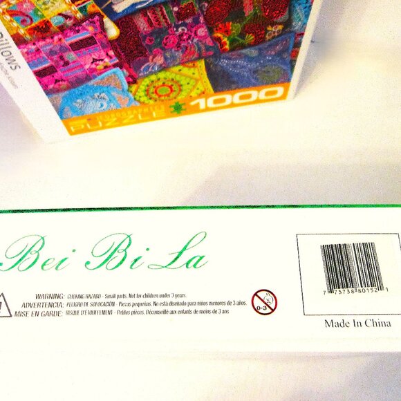 Venice Italy,Indian Pillows,BeiBiLa love Parrots High End 1000 Piece Puzzles Pre - Picture 5 of 12